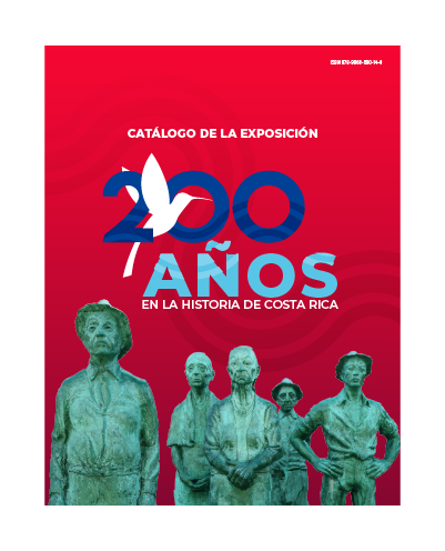 portada del libro Catálogo de la exposición 200 años en la historia de Costa Rica