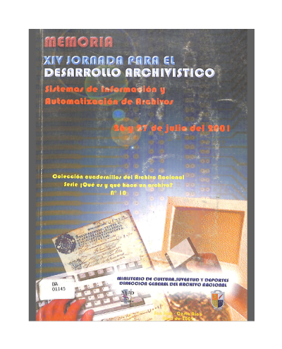 portada del libro Sistemas de Información y Automatización de Archivos