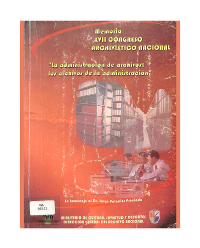 portada del libro La Administración de Archivos